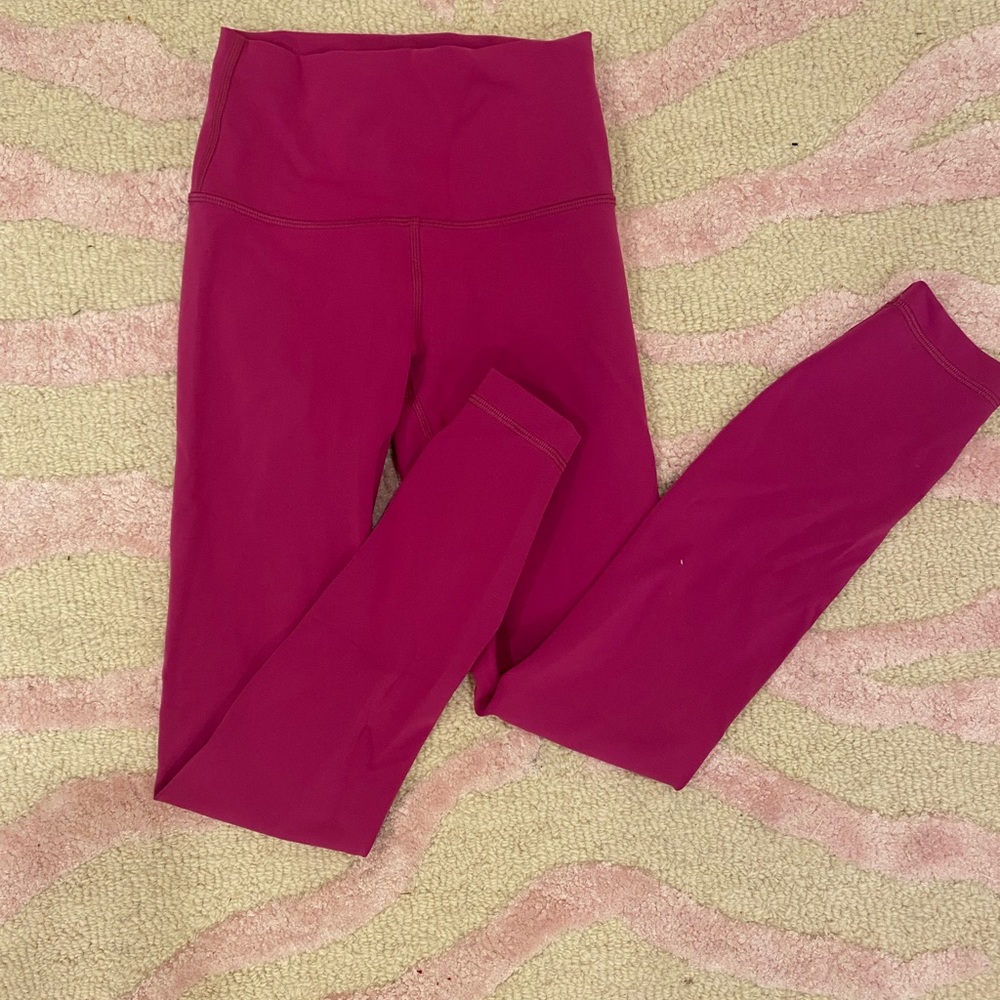 pink lululemon leggings
